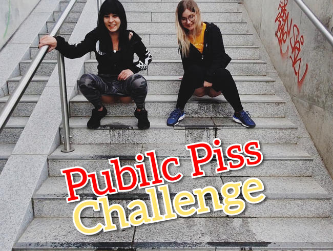 Public Piss Challenge Wer Pisst mehr ??