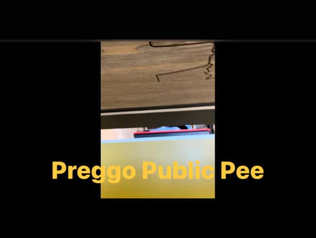 Preggo Public Pee!